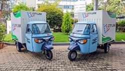 City Link partners with Piaggio to expand its electric three-wheeler fleet