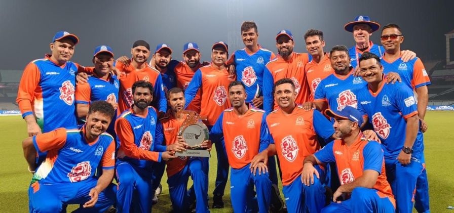 Legends League Cricket get off to a royal start as India Maharajas win the Sky247.net Legends League benefit match