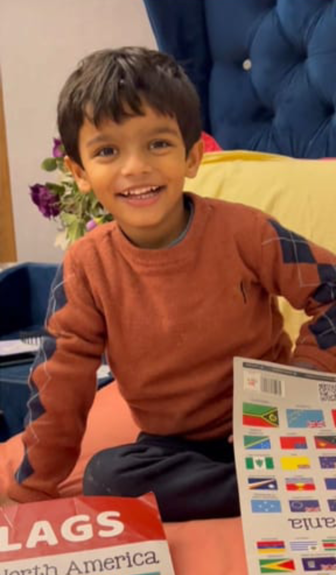 Four-year-old Ajinkya breaks the World Record for recognizing Countries by Flags