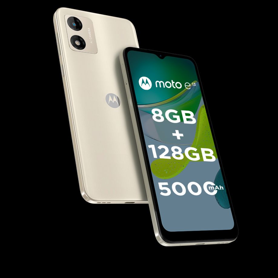 Motorola launches moto e13 with 8GB RAM & 128GB Storage making it India’s most affordable smartphone with this memory configuration at just Rs. 8,999.