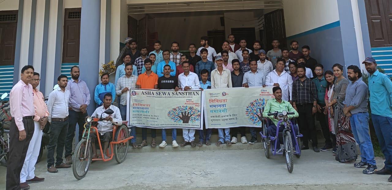 Collaboration with Asha Seva Sansthan to raise awareness around accessibility at Vishwanath Kedarnath Vimal College.jpg