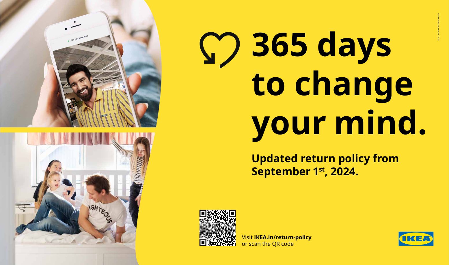 IKEA India bets bold on quality and customer experience – Introduces ‘365 days to Change your Mind’ policy for its customers