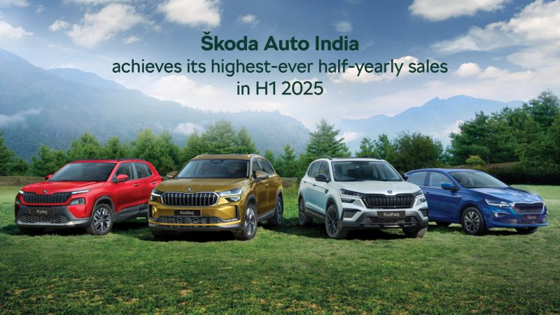 Record Alert: Škoda Auto India achieves its highest-ever half-yearly sales