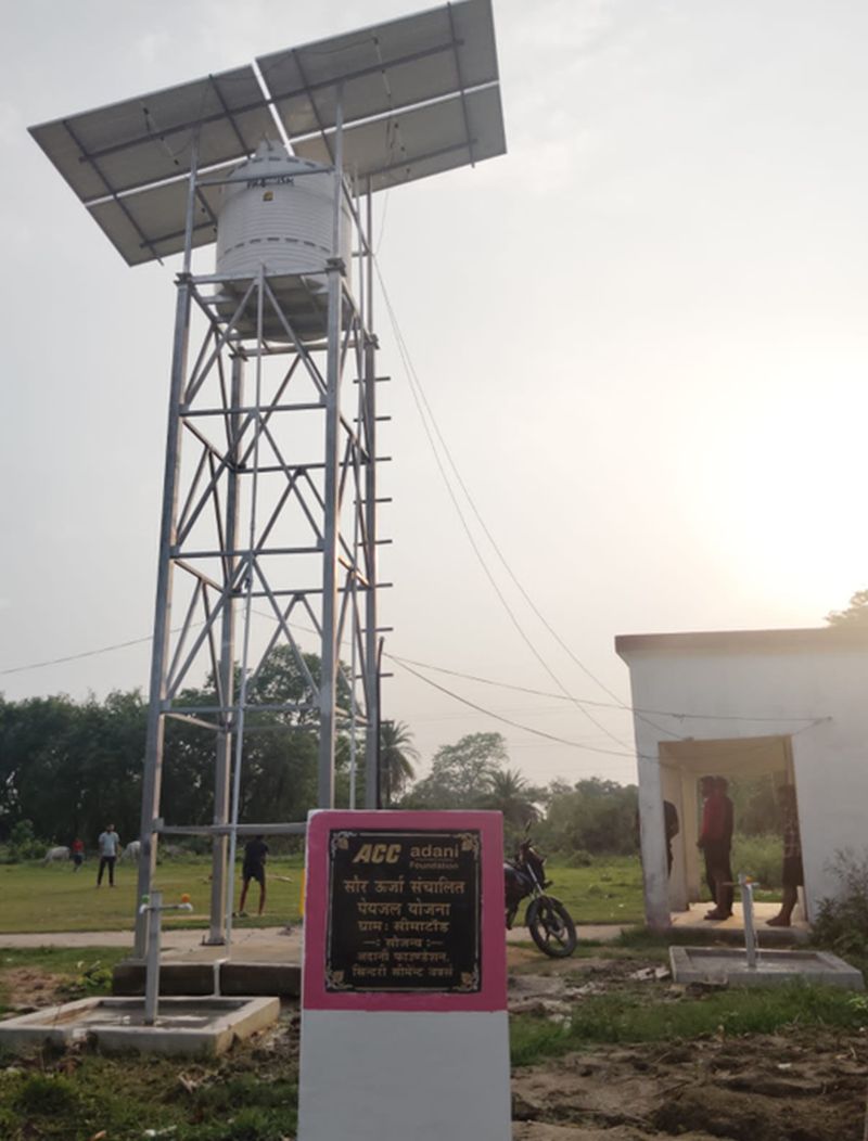 Adani Foundation at ACC Sindri brings clean energy to farms and families through solar irrigation and water systems
