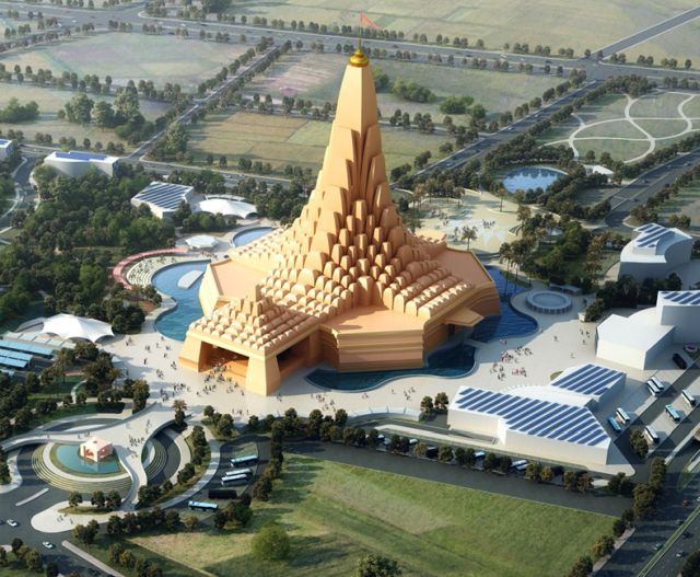 Adani Cement Creates a World Record* for the Largest Raft Foundation for Religious Infrastructure