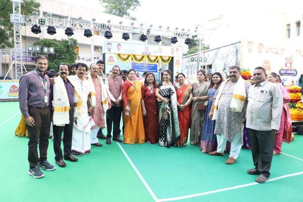 Bathukamma Festival Celebrated at Ravindra Bharathi with National Participation