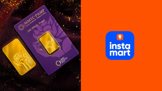Purest gold, silver products in 10 minutes: MMTC-PAMP partners with Swiggy Instamart
