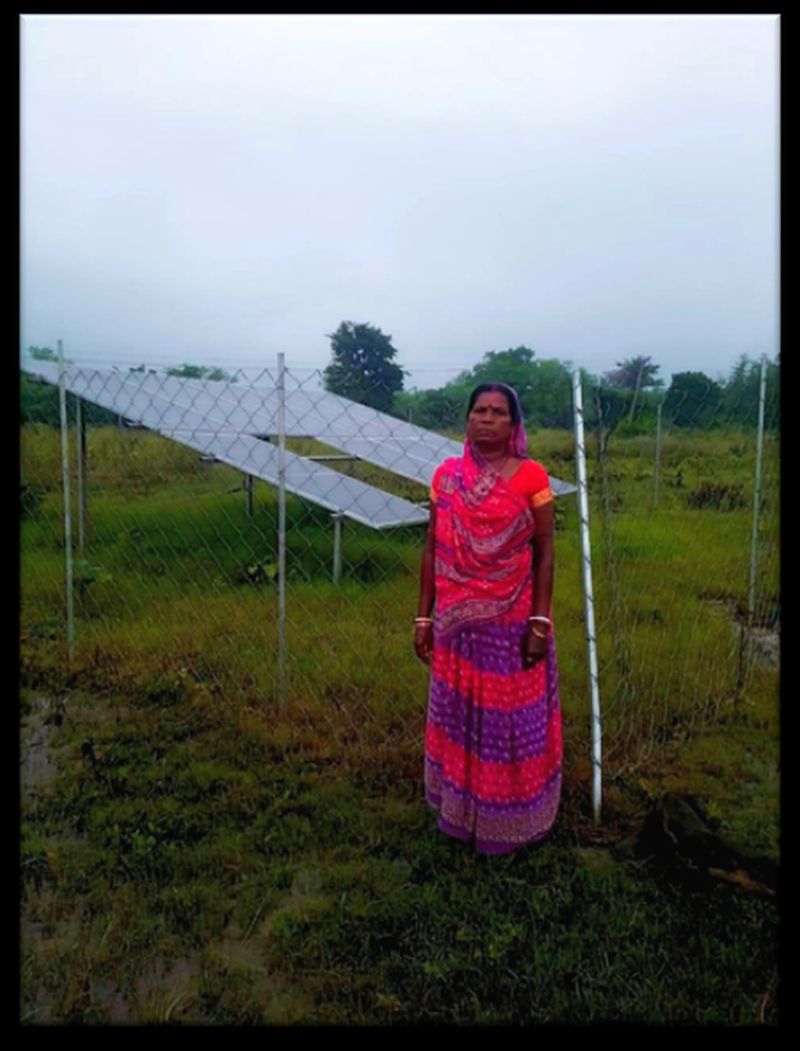 Adani Foundation along with ACC empowers woman farmer in Chhatatand through solar irrigation and trellis farming